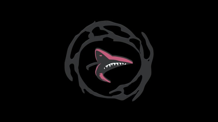 SHARK LOGO 3D Model