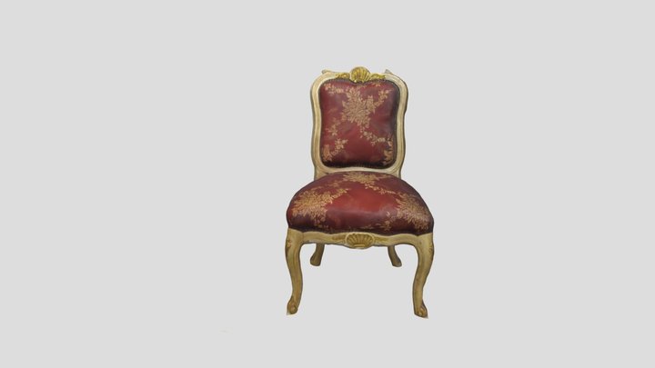 Victorian Style Chair 3D Model