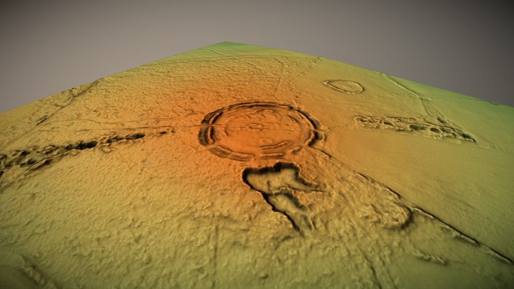 Caer Bran, Cornwall (UK) – Modèle 3D gratuit STL