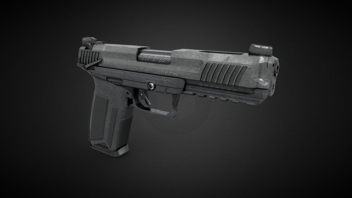 Ruger LCP Modelo 3D - Baixar Arma no