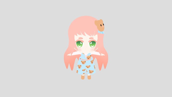 Beary Cute 3D Model