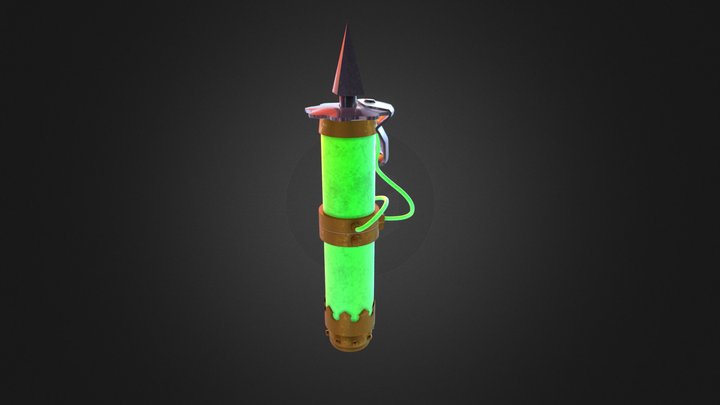 Steampunk Syringe 3D Model