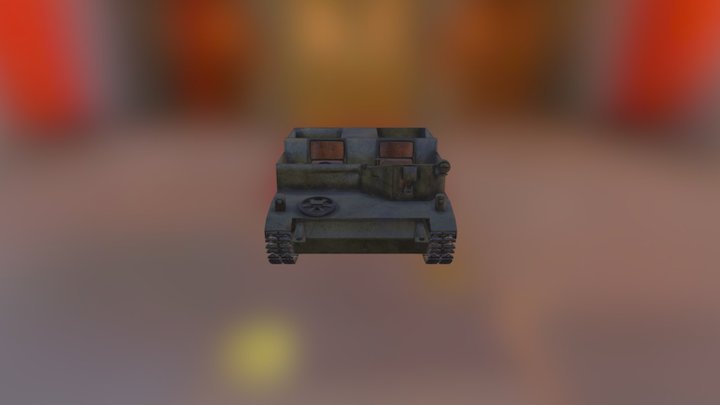 bren gun carrier 3D Model
