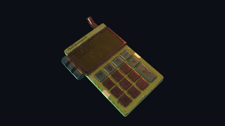 Calculator 3D Model