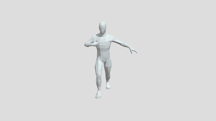 Walkcycle 3D Model