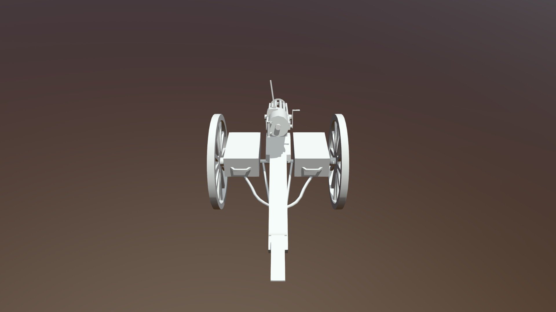 Gatling Gun lowpoly
