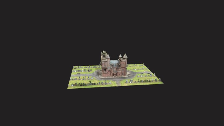 Church Mortuary Chapel 3D Model