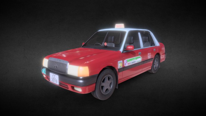 Taxi of Hong Kong | 香港のタクシー | 的士 3D Model