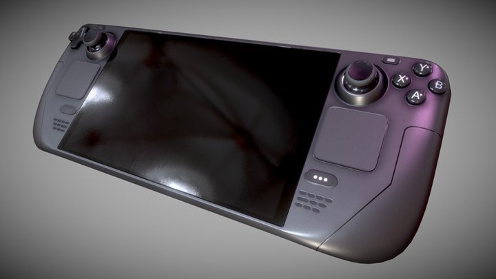Steam Deck 3D Model