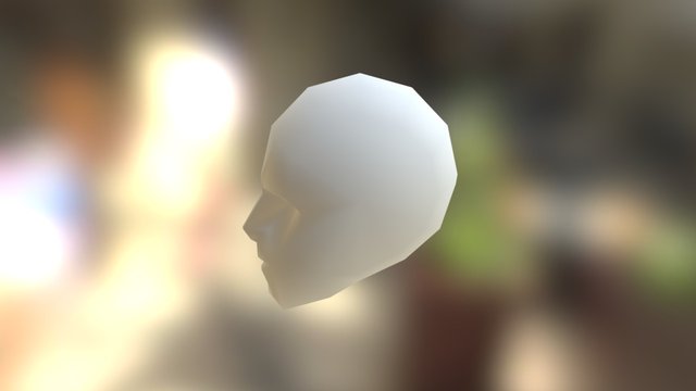 Head Low Poly 3D Model