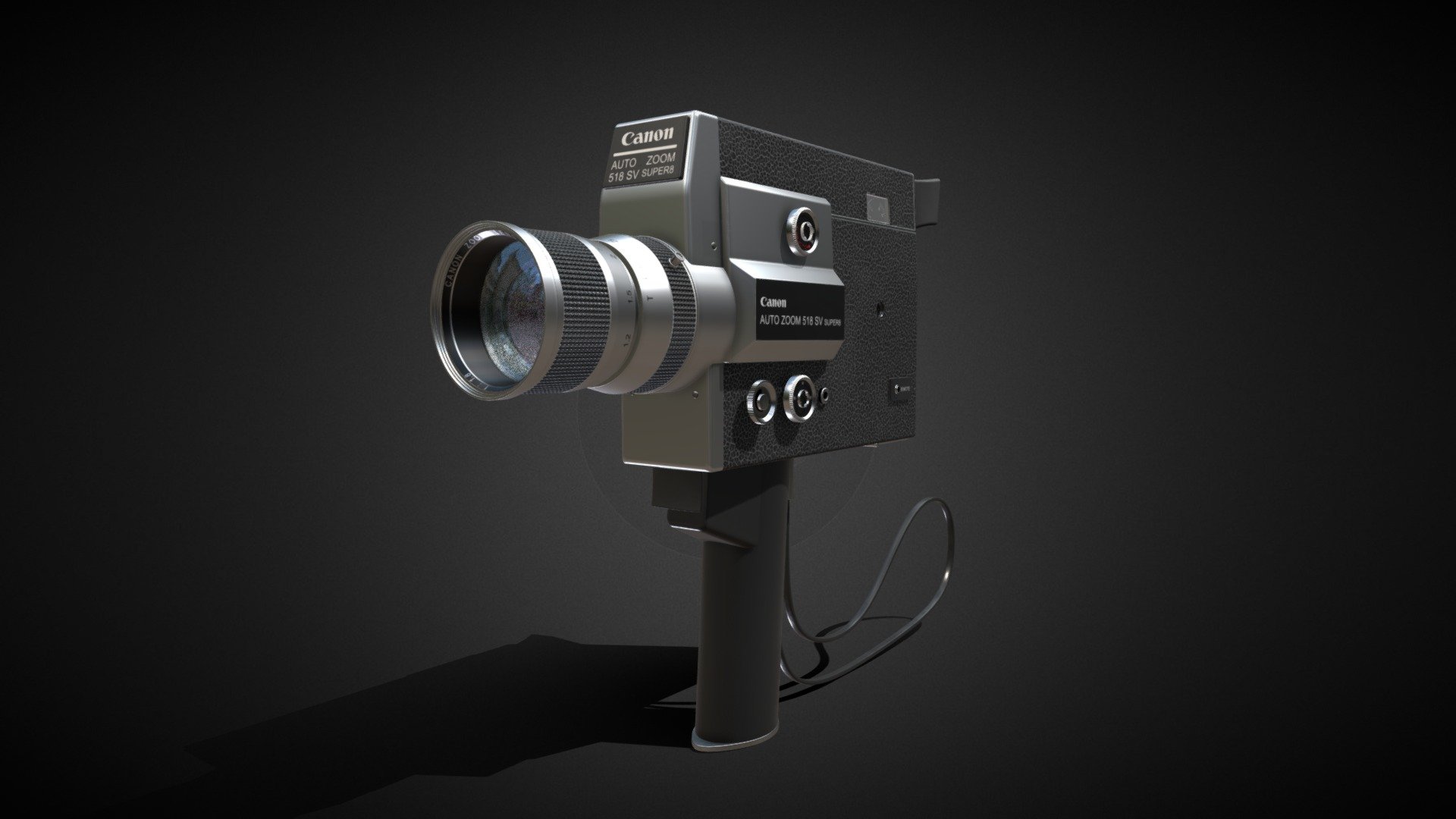 Canon Auto Zoom 518 SV Super 8 - 3D model by cyberreno (@cyberreno