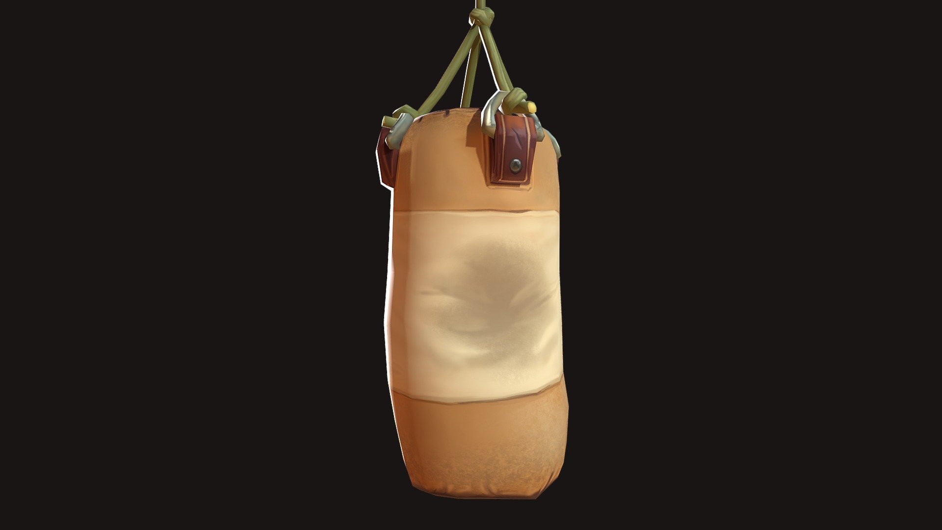 Vintage Punching Bag | Game Asset