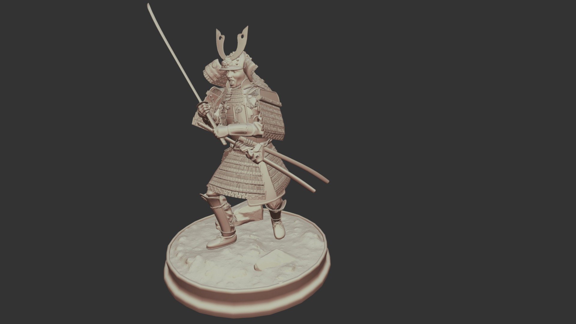 o yoroi samurai 3d model