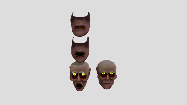 Headman R.E.P.O. Enemy 3D [free] 3D Model