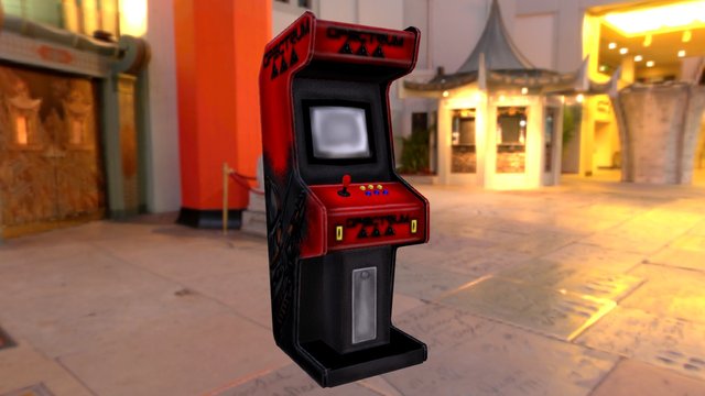 Arcade Machine 3D Model