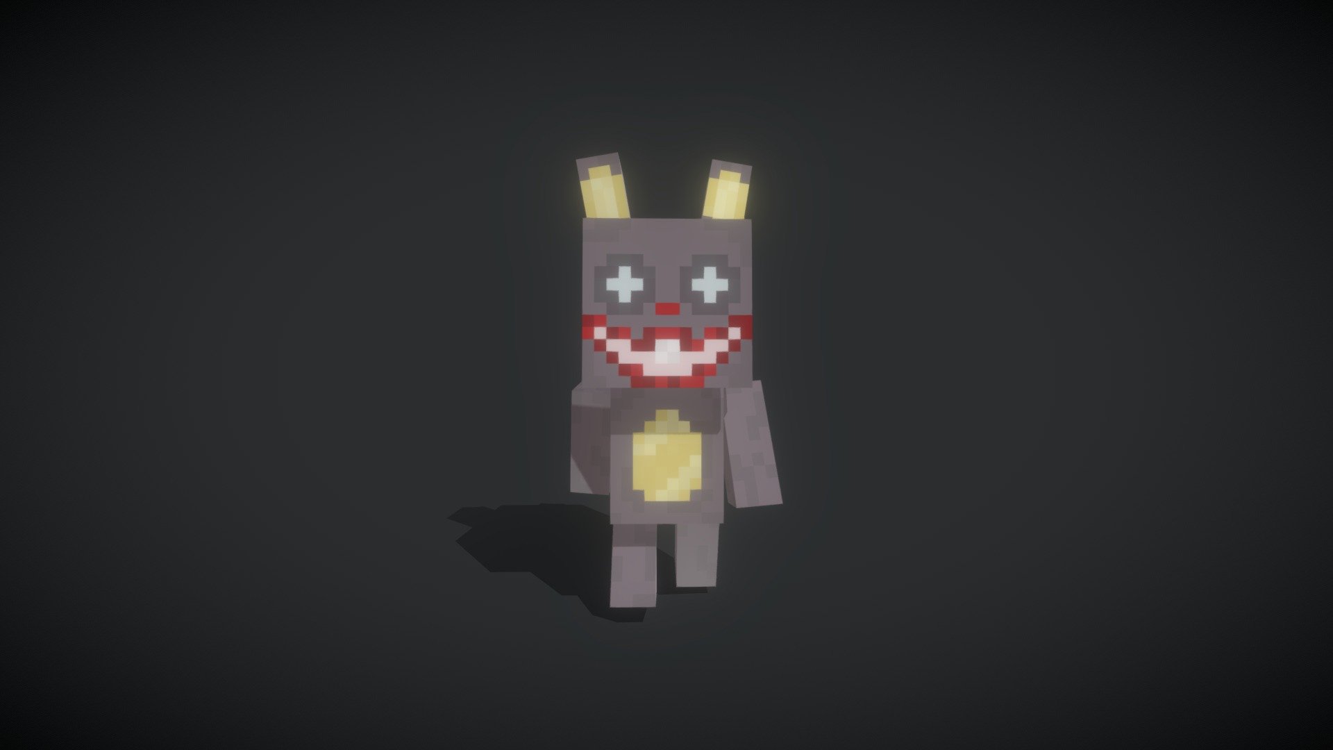 Bunny Body Smiling - Blockbech Project - 3D model by Intstar [d6fdde8 ...