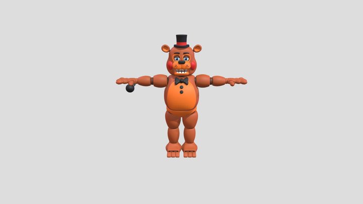Toy Freddy Team VR 3D Model
