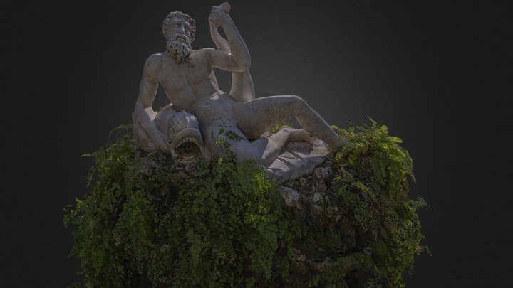 Fountain of Poseidon / Neptune 3D Model