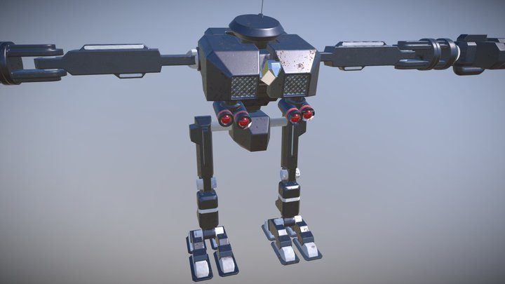 3D For Games 2: Assignment 3: Bot Baking 3D Model