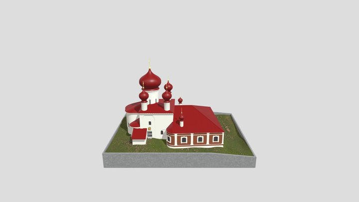 Собор Рождества, 18 век 3D Model