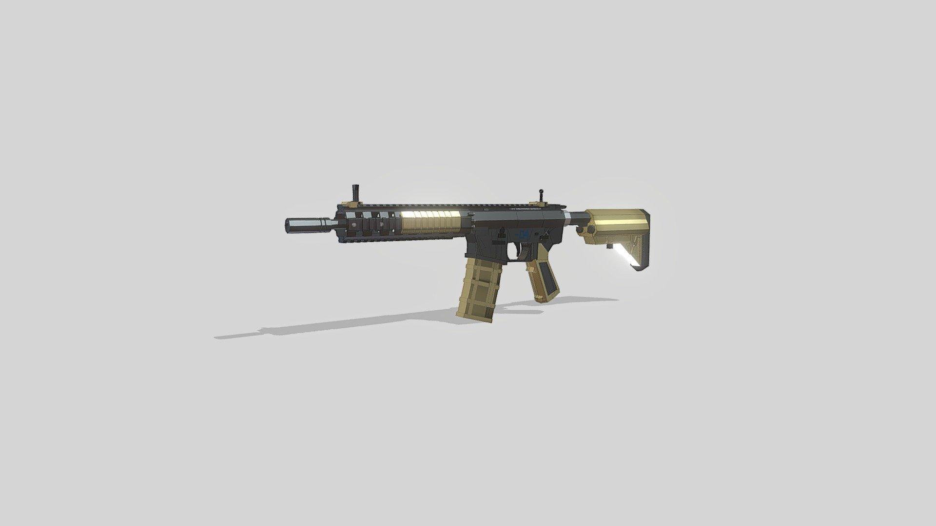 m4a1 Modern Warfare 2019 - 3D model by QQ-Rin [d6ff80d] - Sketchfab