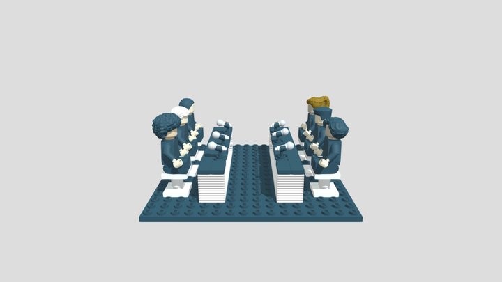 3 vs 3 lego debate 3D Model