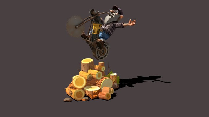 JOE-lumberjack – Kostenloses 3D-Modell STL