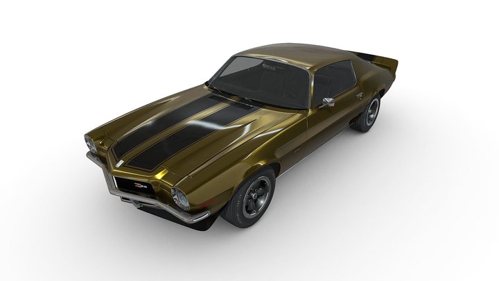 1971 - Chevrolet Camaro Z28 3D Model