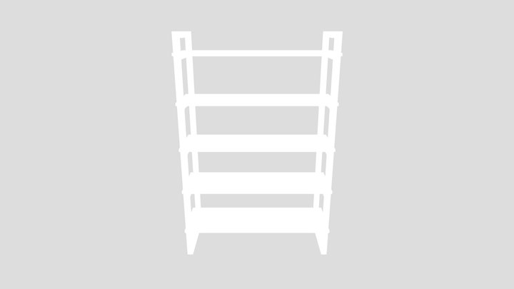 Minimal Wooden Bookshelf Rack