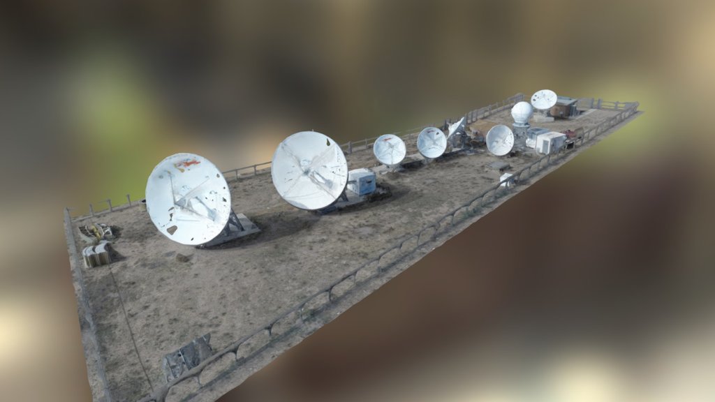 Antennas Simplified 3d Mesh