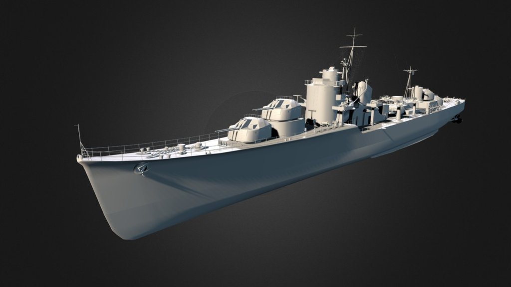 Akizuki - 3D model by adriahnmiguel (@aamiguel) [d7030bd]