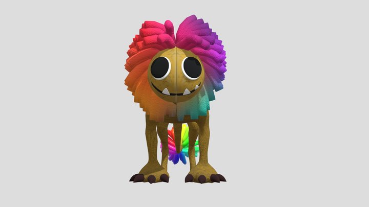 Yarnaby - Poppy playtime 4 (rigged) RAIMBOW 3D Model