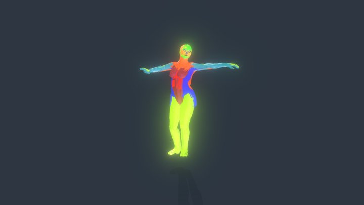 Dancing Goddess of Light 3D Model