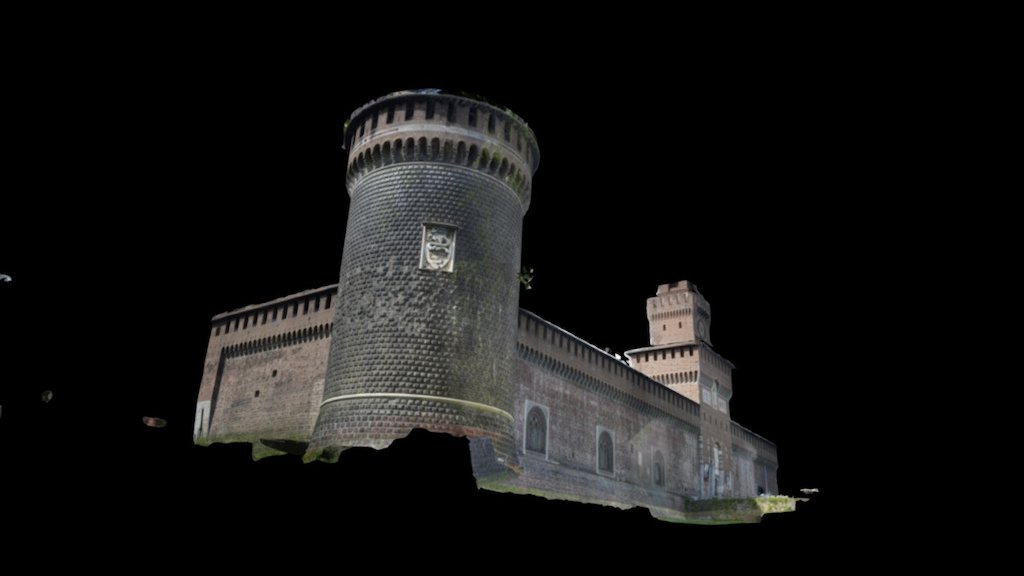 Castello Sforzesco - 3D model by mlndrago [d70447e] - Sketchfab
