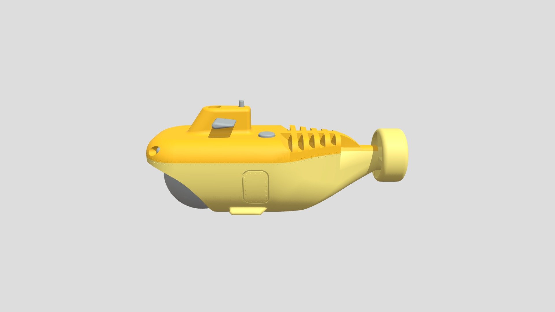 Research Submarine scale model 3D model 3D model by 3dprintlines [d70455b] Sketchfab