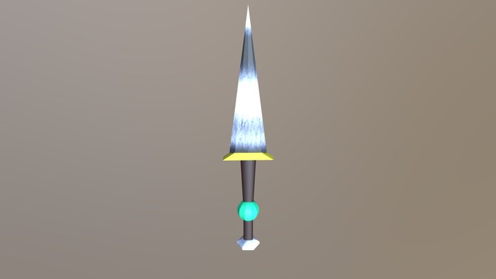 Sword Sketch Fab 3D Model
