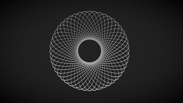 Output Media Logo 3D Model
