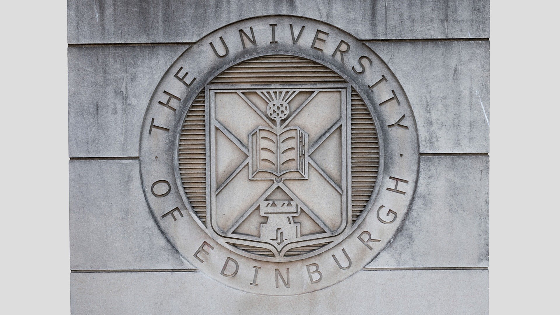 The University of Edinburgh — stone emblem - Download Free 3D model by ...