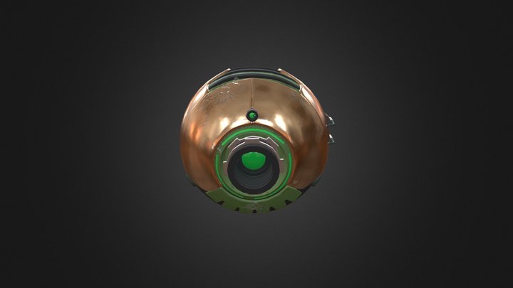 Villain's Mecha ball 3D Model