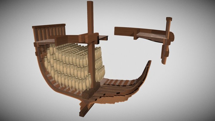 Section Madrague de Giens 3D Model