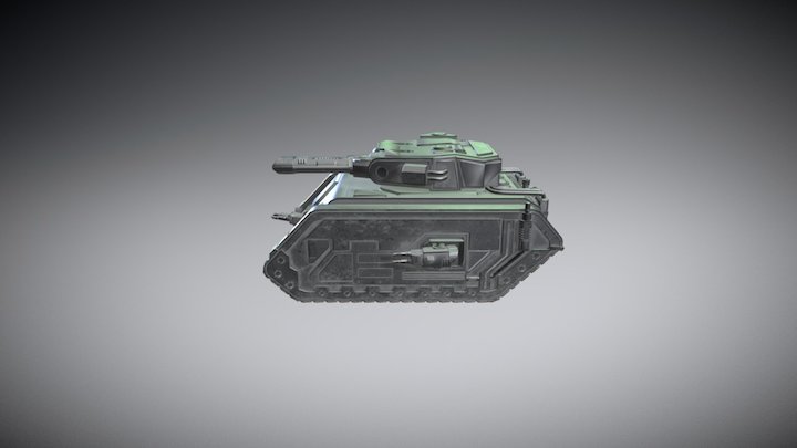 WIP War Hammer Tank 3D Model