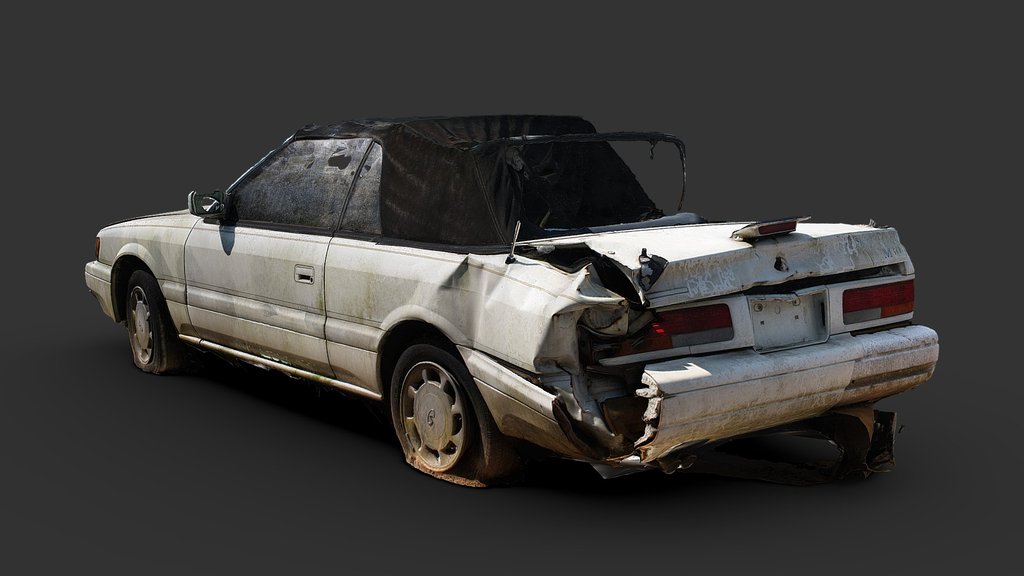 Destroyed Car 04 (Raw Scan)