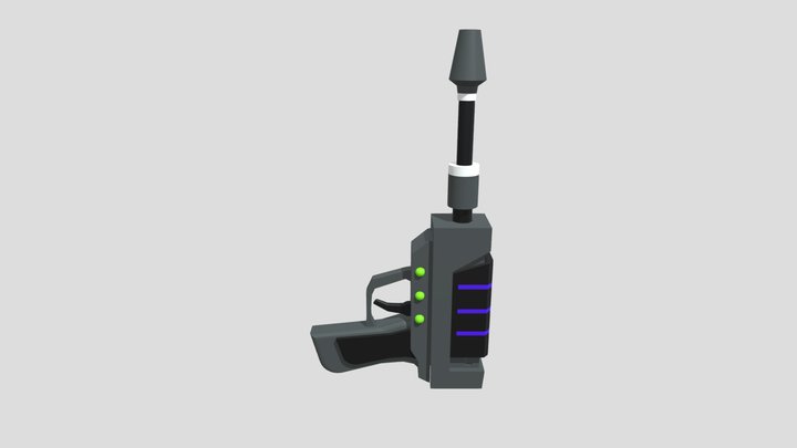 Rick And Morty - Laser Pistol 3D Model