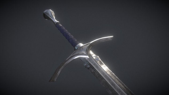 Gandalf's sword 3D Model