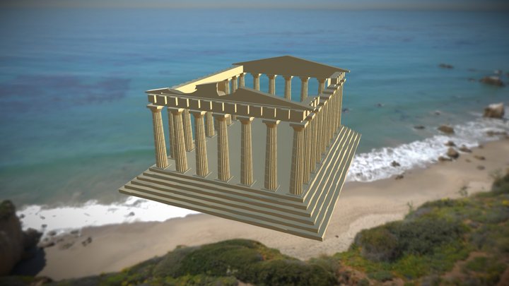 Ancient Greek Temple - W.I.P. 3D Model