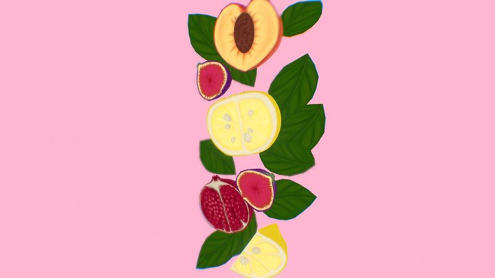 Fruits 3D Model