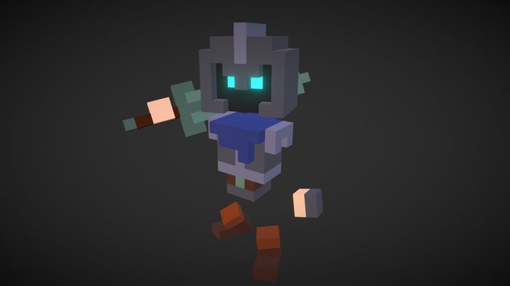 Knight - Dungeon 3D Model
