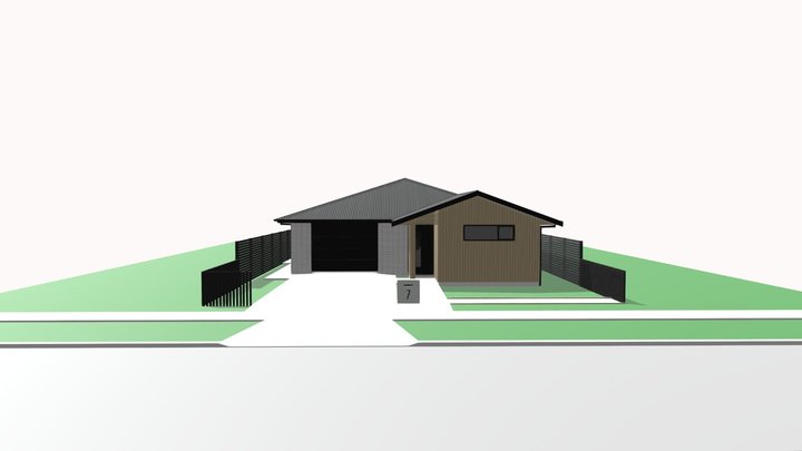 Standard Plan Type 1 Basic 3D Model