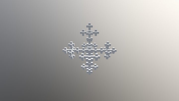 Menger Sponge (MazyCrazy mod. 1) 3D Model