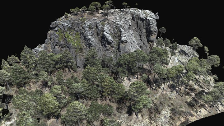 Rock mass - Cofre de Perote (Veracruz) – Kostenloses 3D-Modell STL